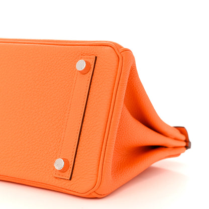 Hermes Togo Birkin 25 Orange Minium 10 of 11