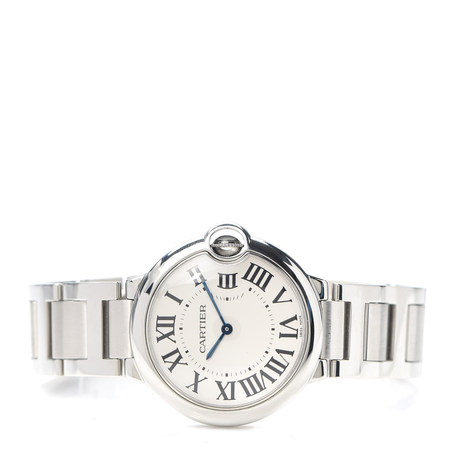Cartier Stainless Steel 36mm Ballon Bleu De Quartz Watch 2 of 5