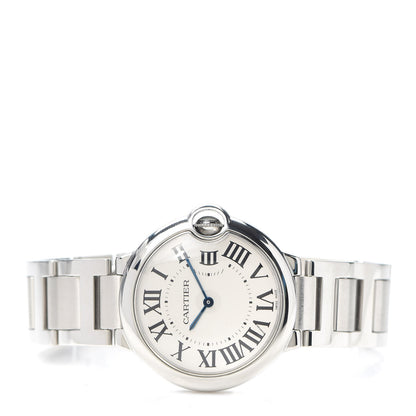 Cartier Stainless Steel 36mm Ballon Bleu De Quartz Watch 2 of 5