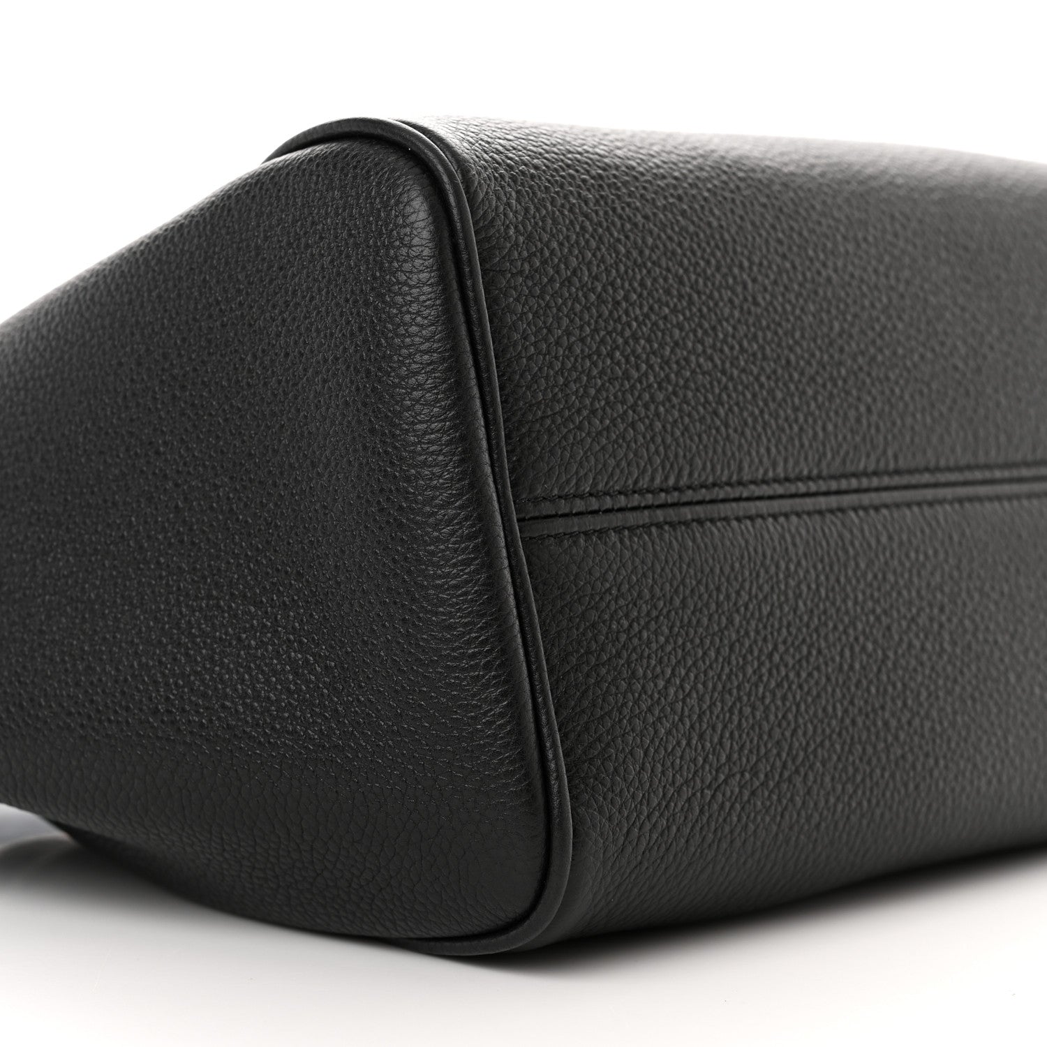 Celine Calfskin Cuir Small Triomphe Cabas Drawstring Black 8 of 10