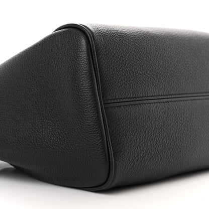 Celine Calfskin Cuir Small Triomphe Cabas Drawstring Black 8 of 10