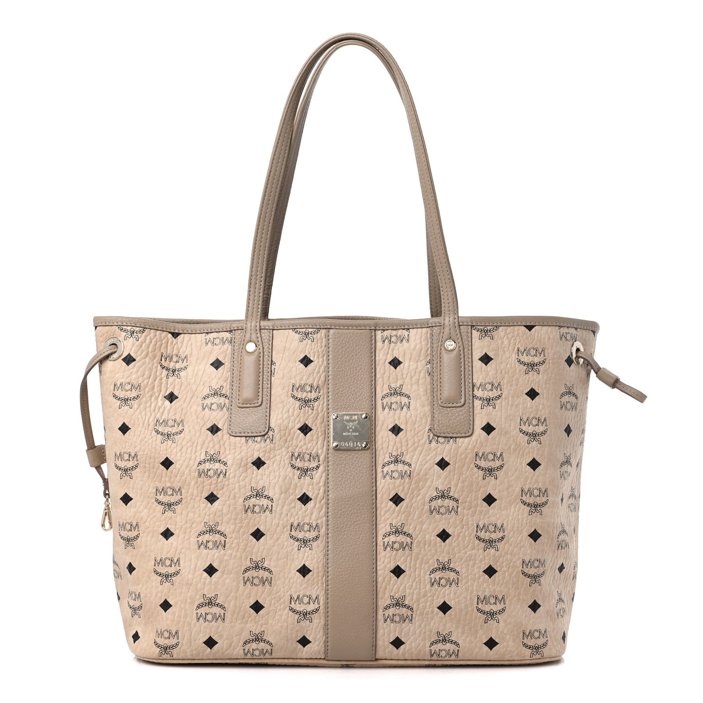 Visetos Medium Liz Reversible Shopper Tote Beige