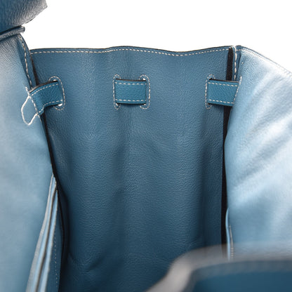 Hermes Togo Birkin 40 Blue Jean 17 of 37