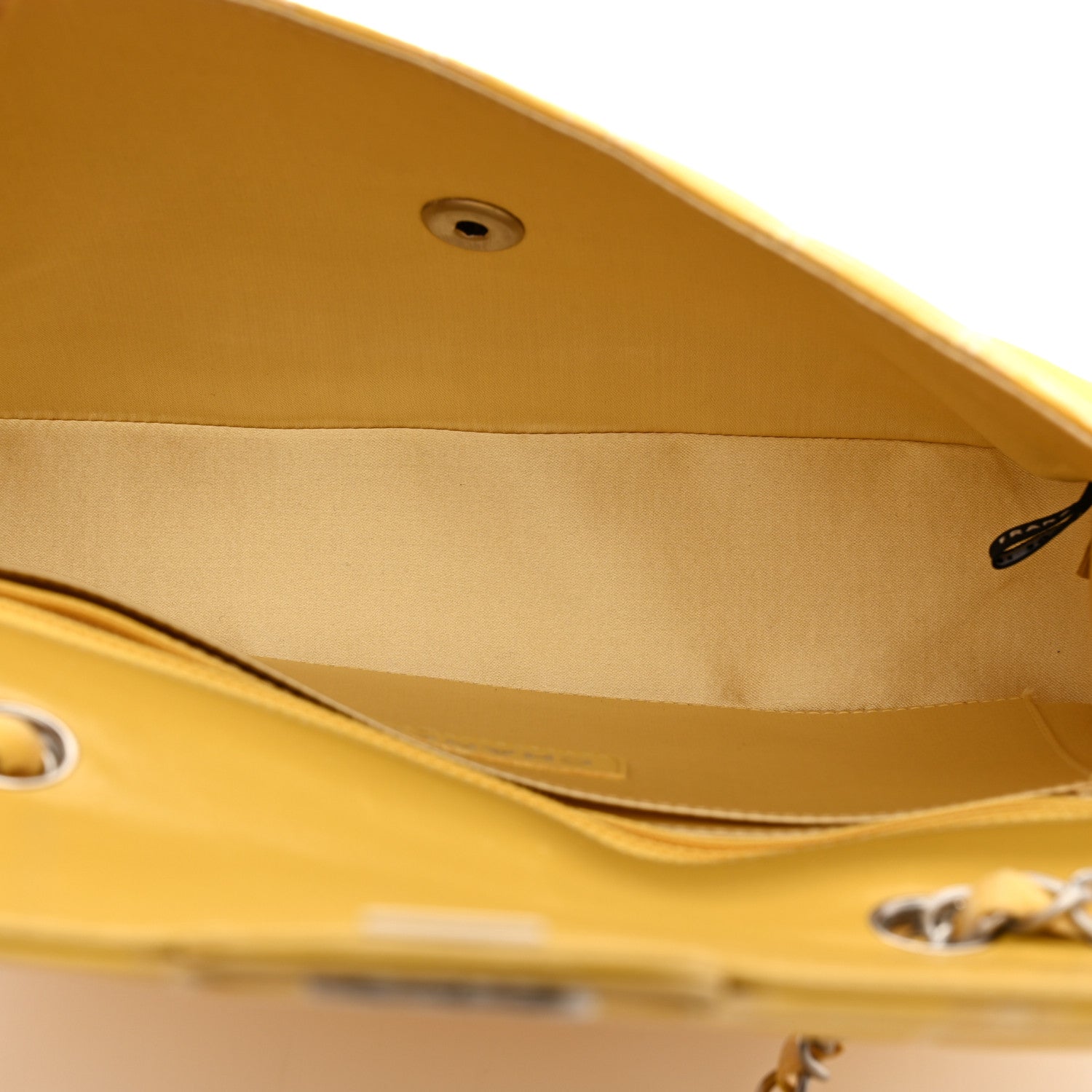 Chanel Nylon Medium Travel Flap Yellow 5 of 11