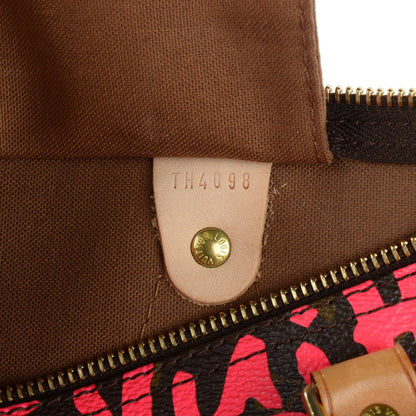 Louis Vuitton Monogram Graffiti Speedy 30 Fuchsia 6 of 7