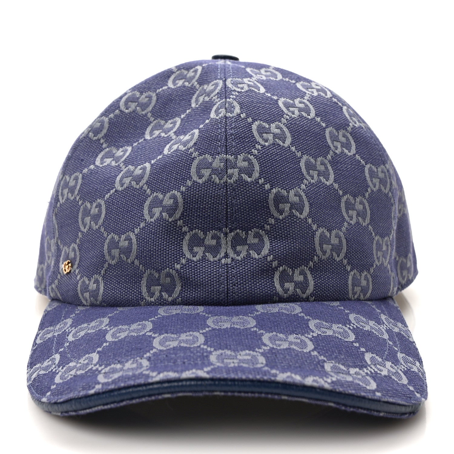 Gucci Monogram New GG Baseball Hat XL Blue Grey 3 of 9