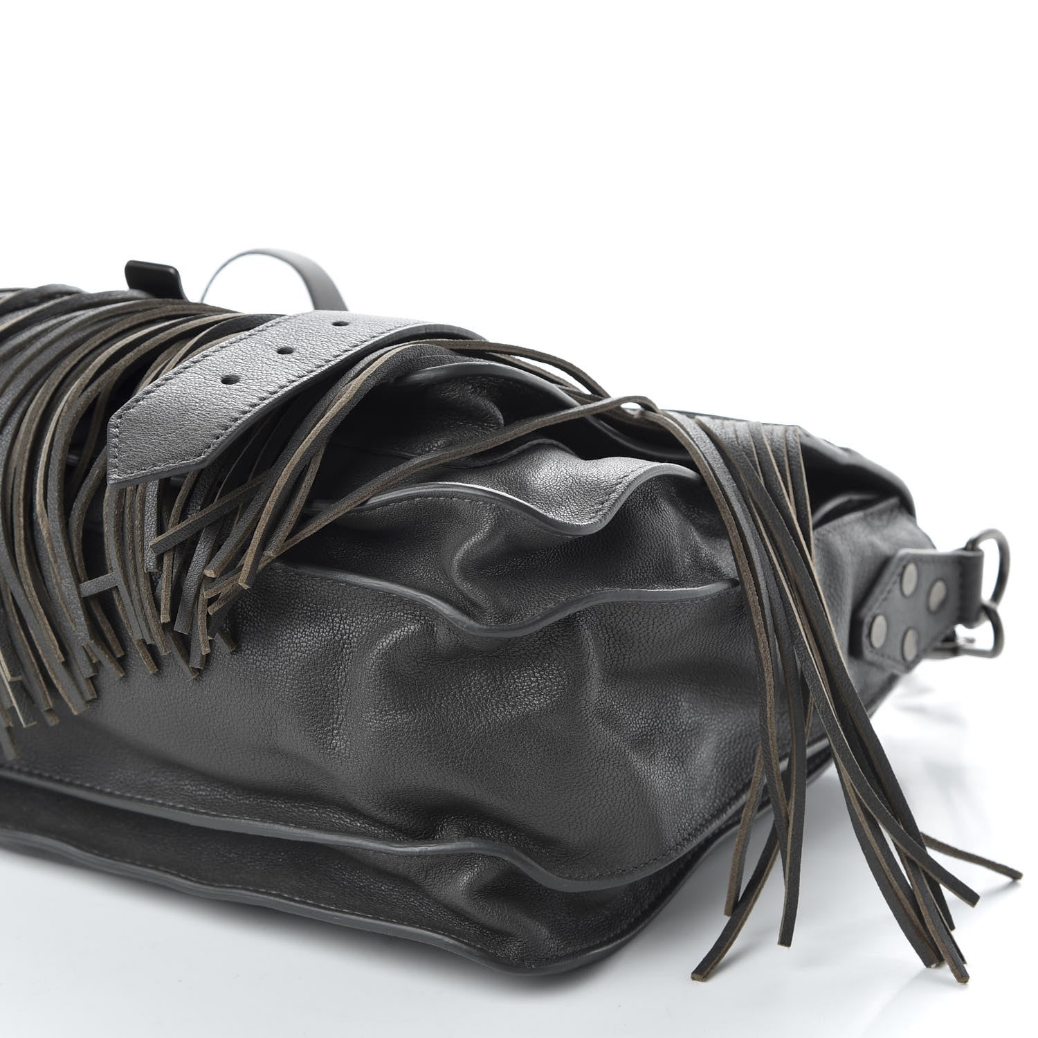 Proenza Schouler Lambskin Fringe Large PS1 Satchel London 7 of 10