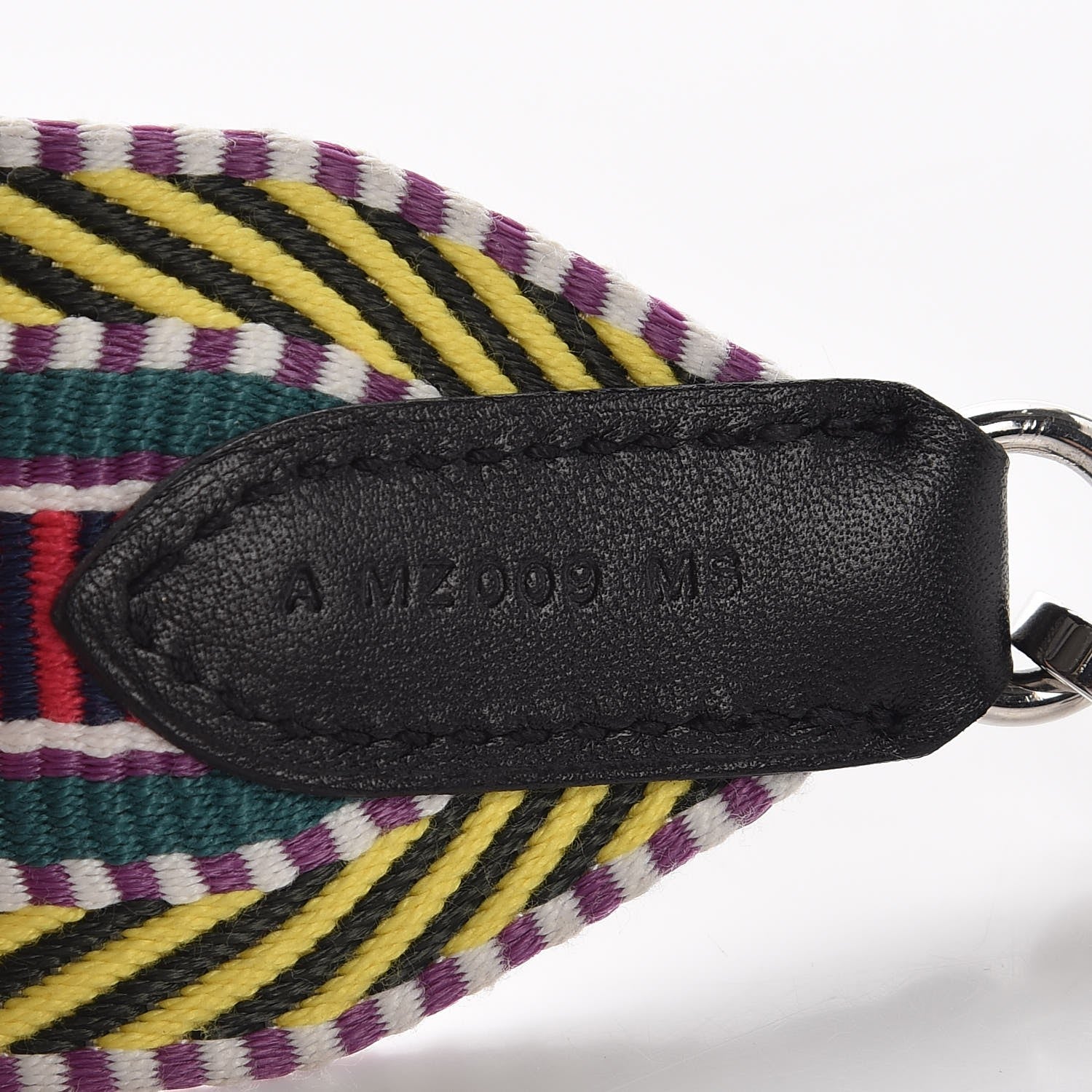 Hermes Toile Swift 50mm Sangle Cavale Shoulder Strap Multicolor Black 5 of 6