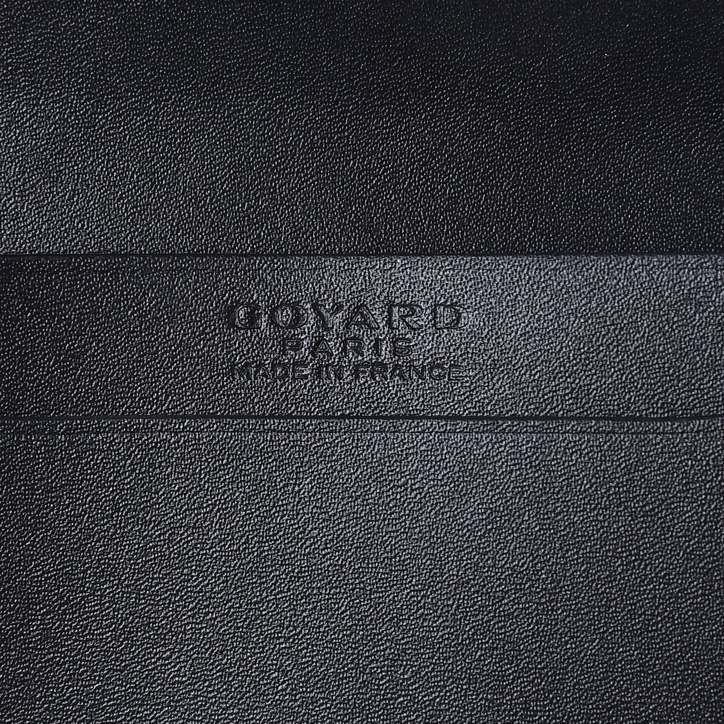 Goyardine Business Card Holder Black