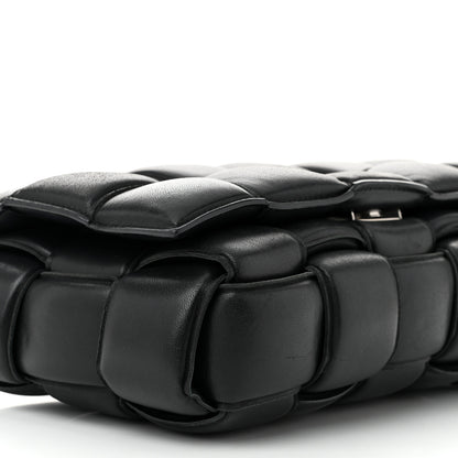 Bottega Veneta Nappa Maxi Intreccio Padded Cassette Crossbody Bag Black 9 of 10