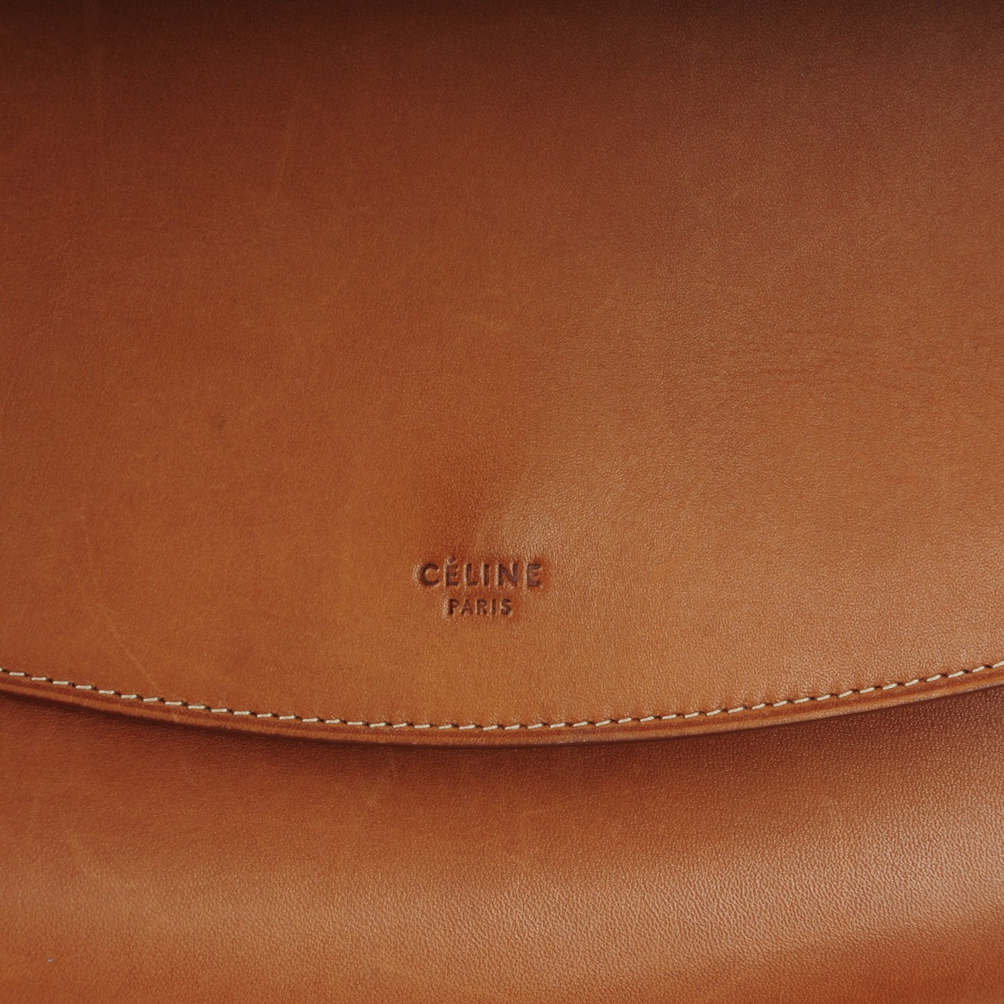 Natural Calfskin Trotteur Messenger Tan