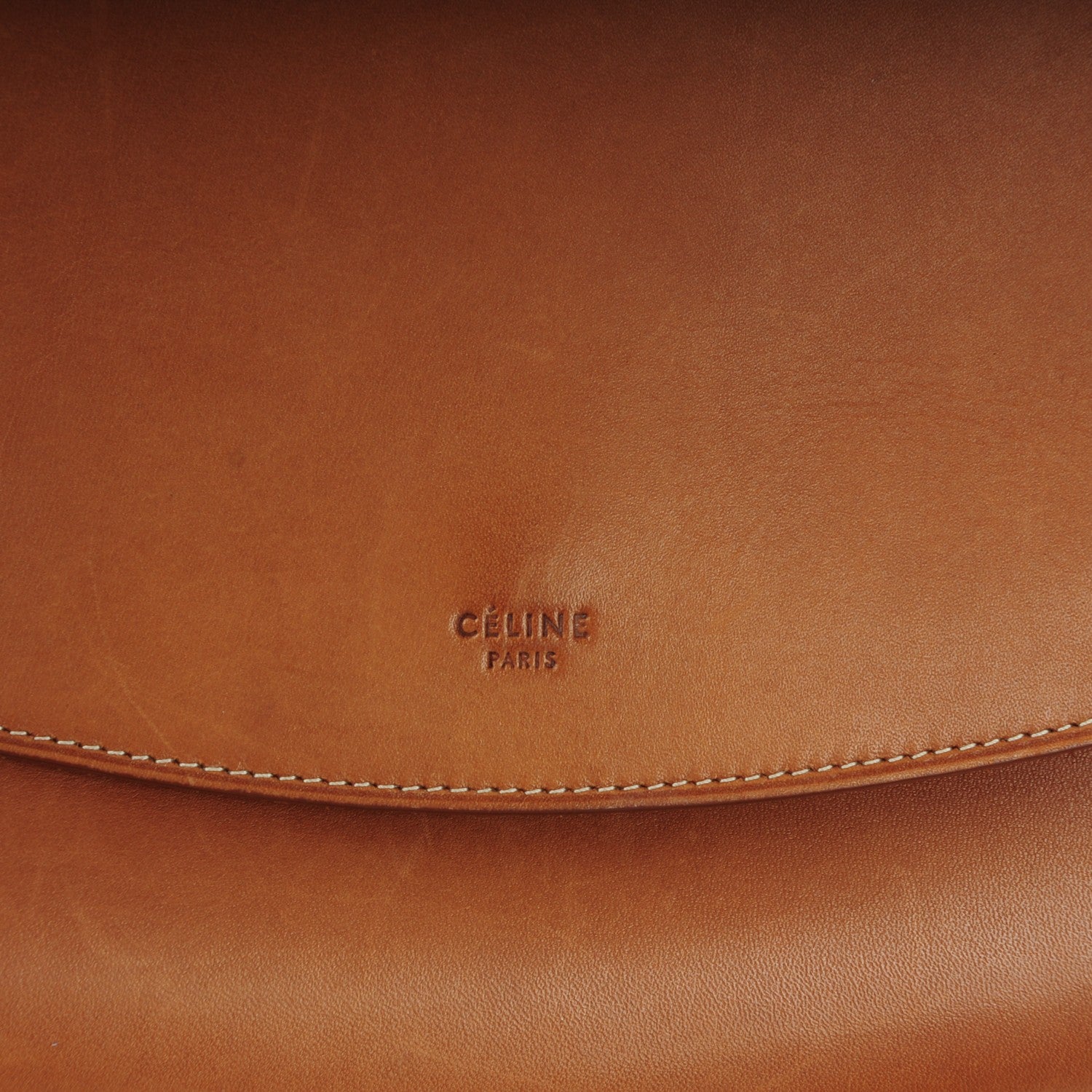 Celine Natural Calfskin Trotteur Messenger Tan 7 of 8