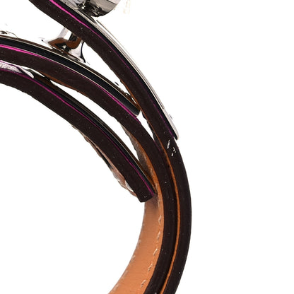 Hermes Swift Kelly Double Tour Bracelet T2 Rose Pourpre 8 of 8