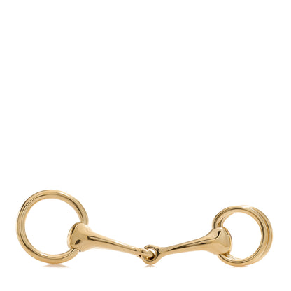 Hermes Permabrass Mors Scarf Ring Gold 1 of 6