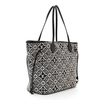 Louis Vuitton Jacquard Since 1854 Neverfull MM Grey 4 of 11