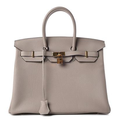 Hermes Togo Birkin 35 Gris Tourterelle 1 of 34