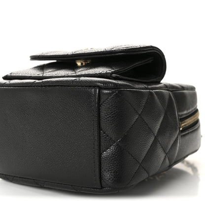 Chanel Caviar Quilted CC Mini Classic Backpack Black 10 of 11