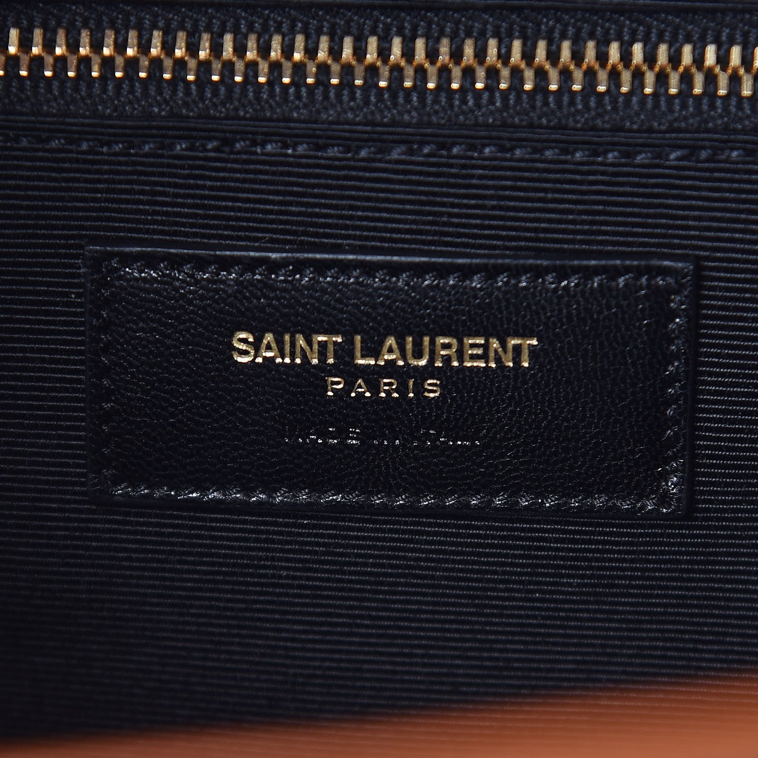 Saint Laurent Grain De Poudre Matelasse Chevron Large Monogram Satchel Tan 10 of 10