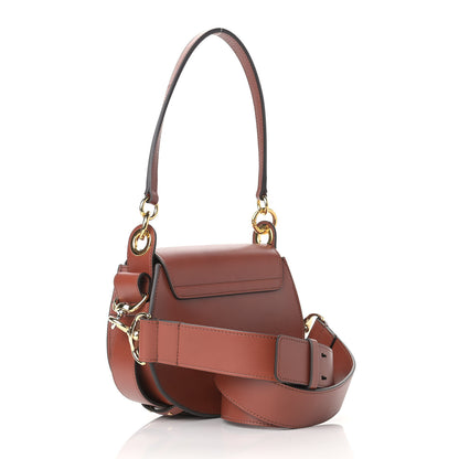 Chloe Calfskin Small Tess Bag Sepia Brown 3 of 9