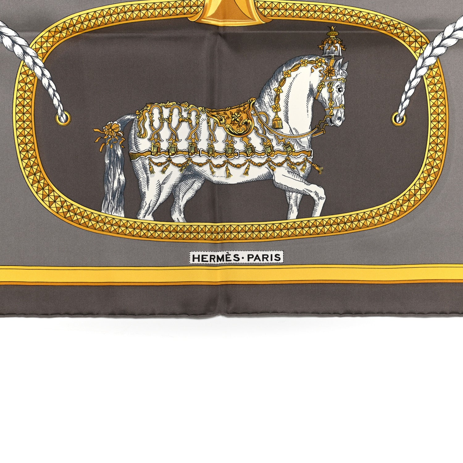 Hermes Silk Grand Apparat Scarf 90 2 of 6