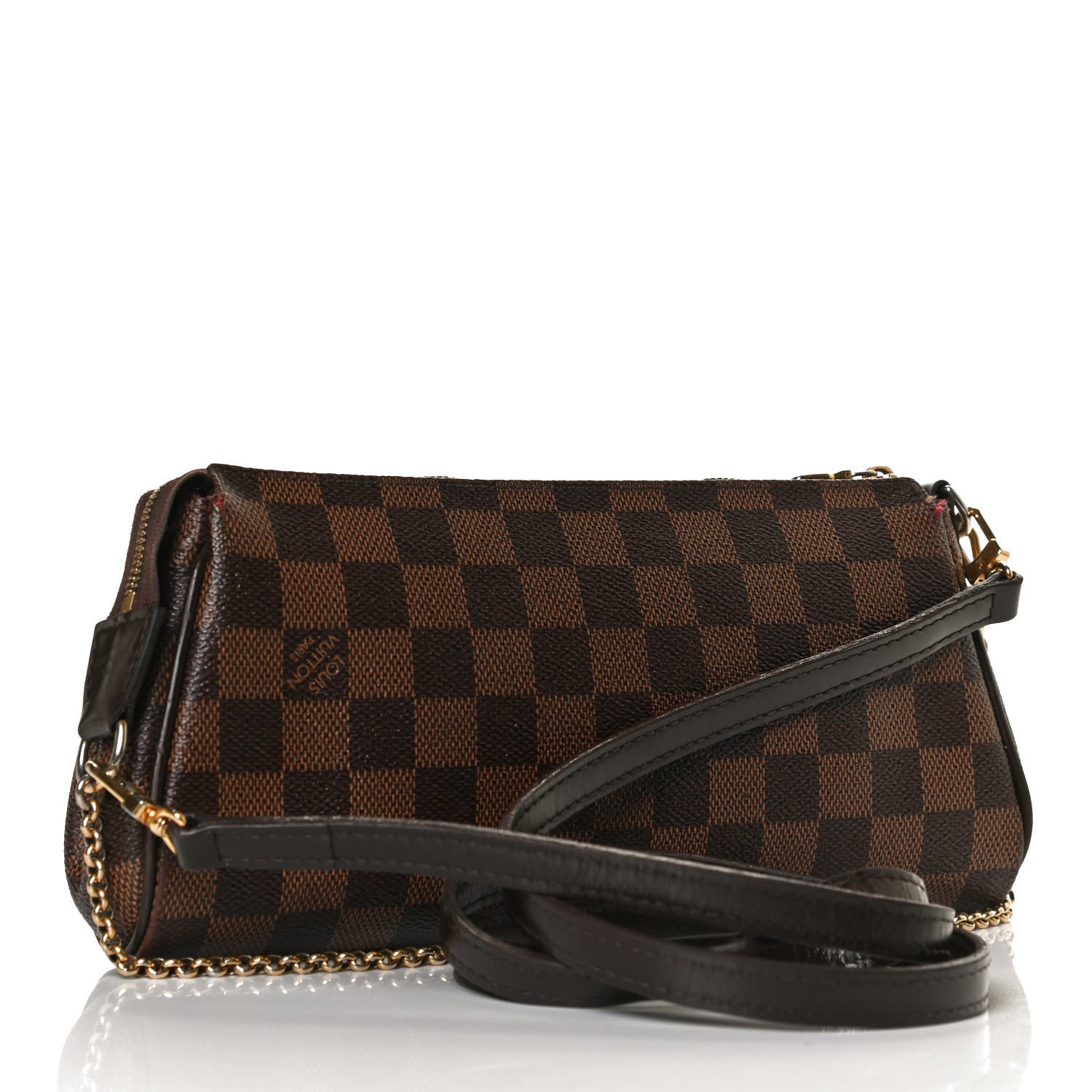 Louis Vuitton Damier Ebene Eva Clutch 3 of 15