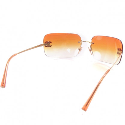 Chanel Frameless CC Logo Sunglasses Orange 125/56 2 of 8