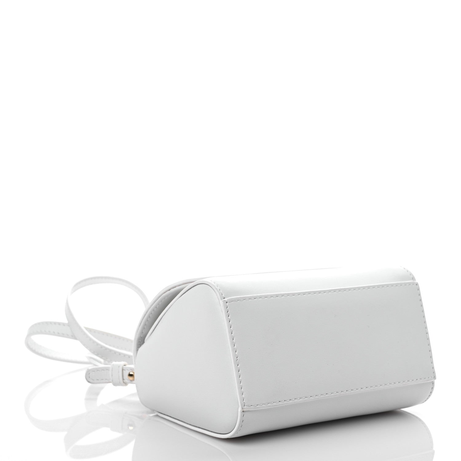 Dolce & Gabbana Calfskin Top Handle Bag White 4 of 11