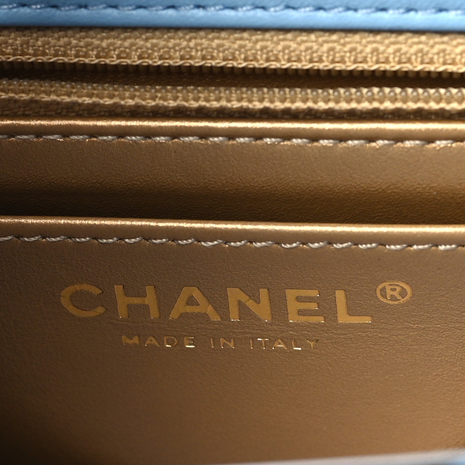 Chanel Lambskin Quilted Mini Pearl Crush Flap Light Blue 6 of 10