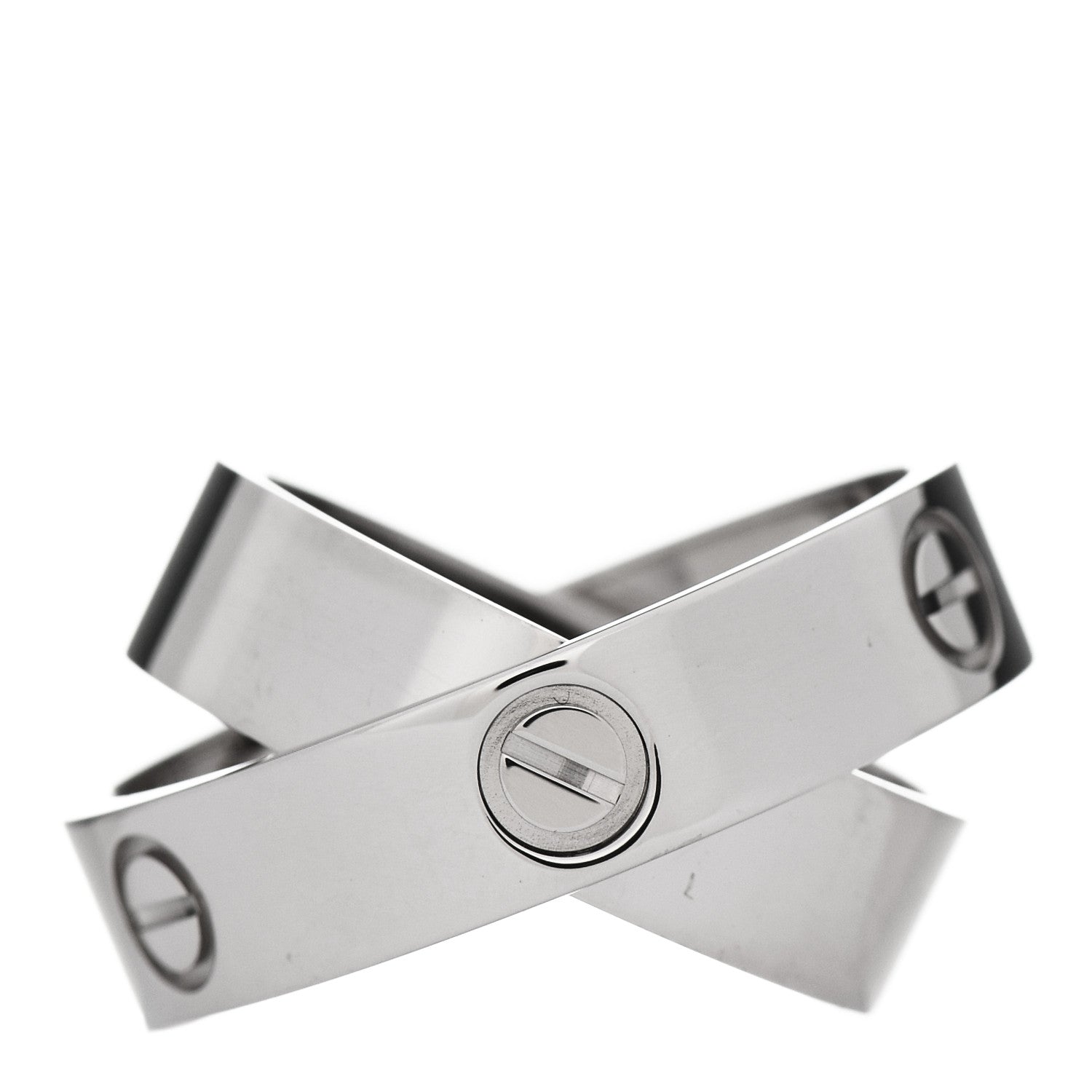 Cartier 18K White Gold 5.5mm Astro LOVE Ring 57 8 5 of 7