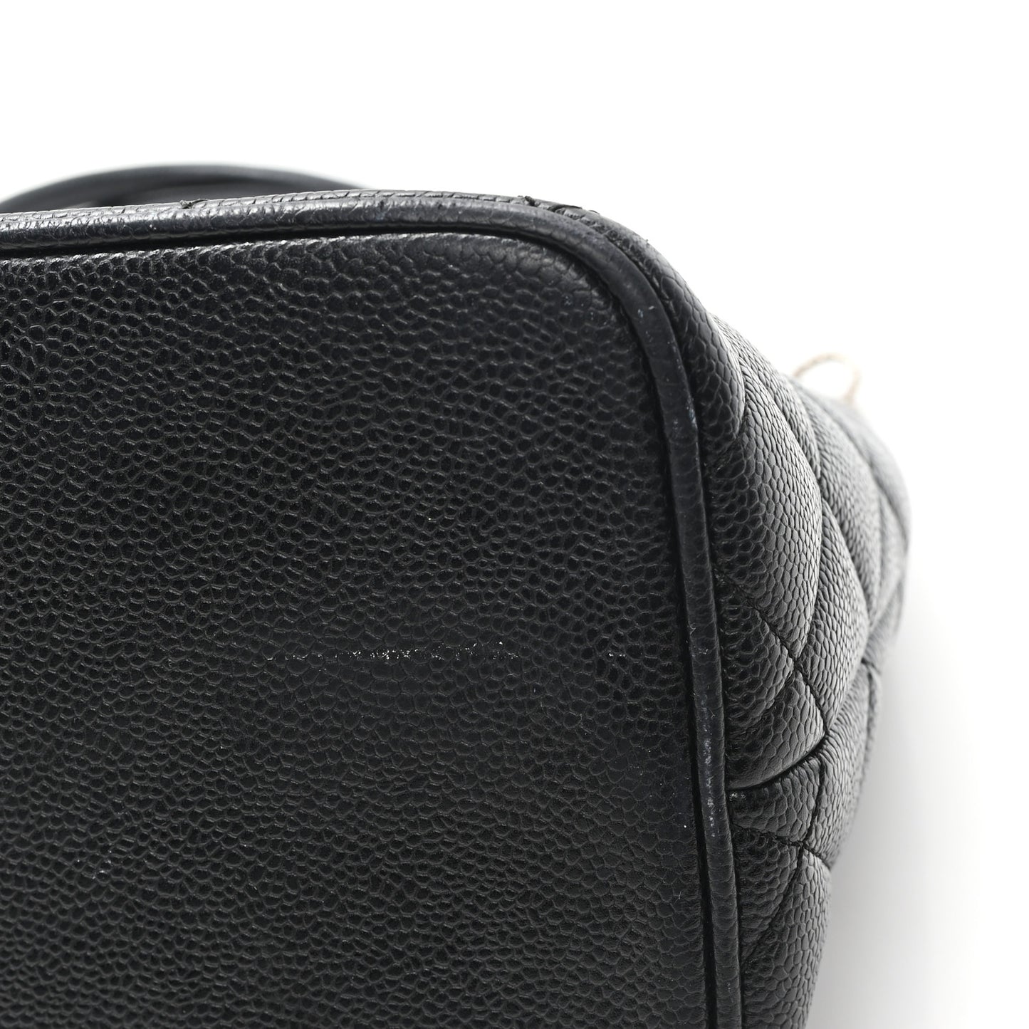 Caviar Quilted Medallion Tote Black