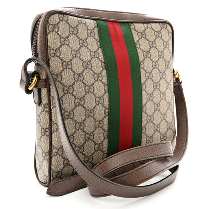 Gucci GG Supreme Monogram Web Small Ophidia Messenger Bag Brown 3 of 16