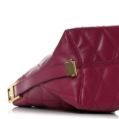 Givenchy Lambskin Quilted Mini GV Bucket Bag Orchid Purple 11 of 13