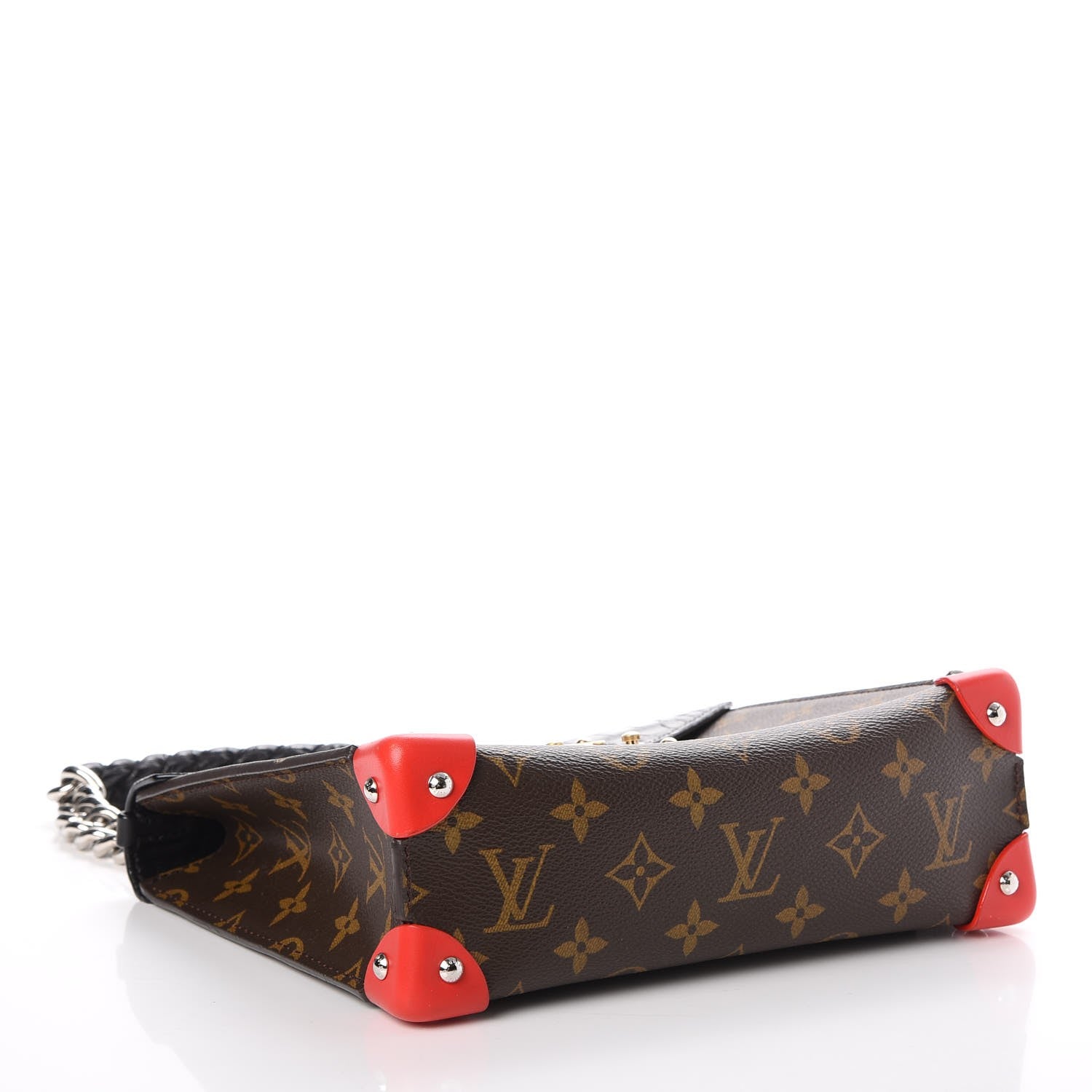 Louis Vuitton Monogram Crocodile Tribal Chain Mask Bag GM Black 4 of 7