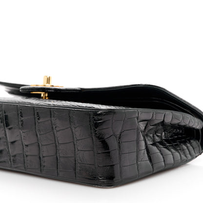 Chanel Alligator Small Double Flap Black 11 of 11