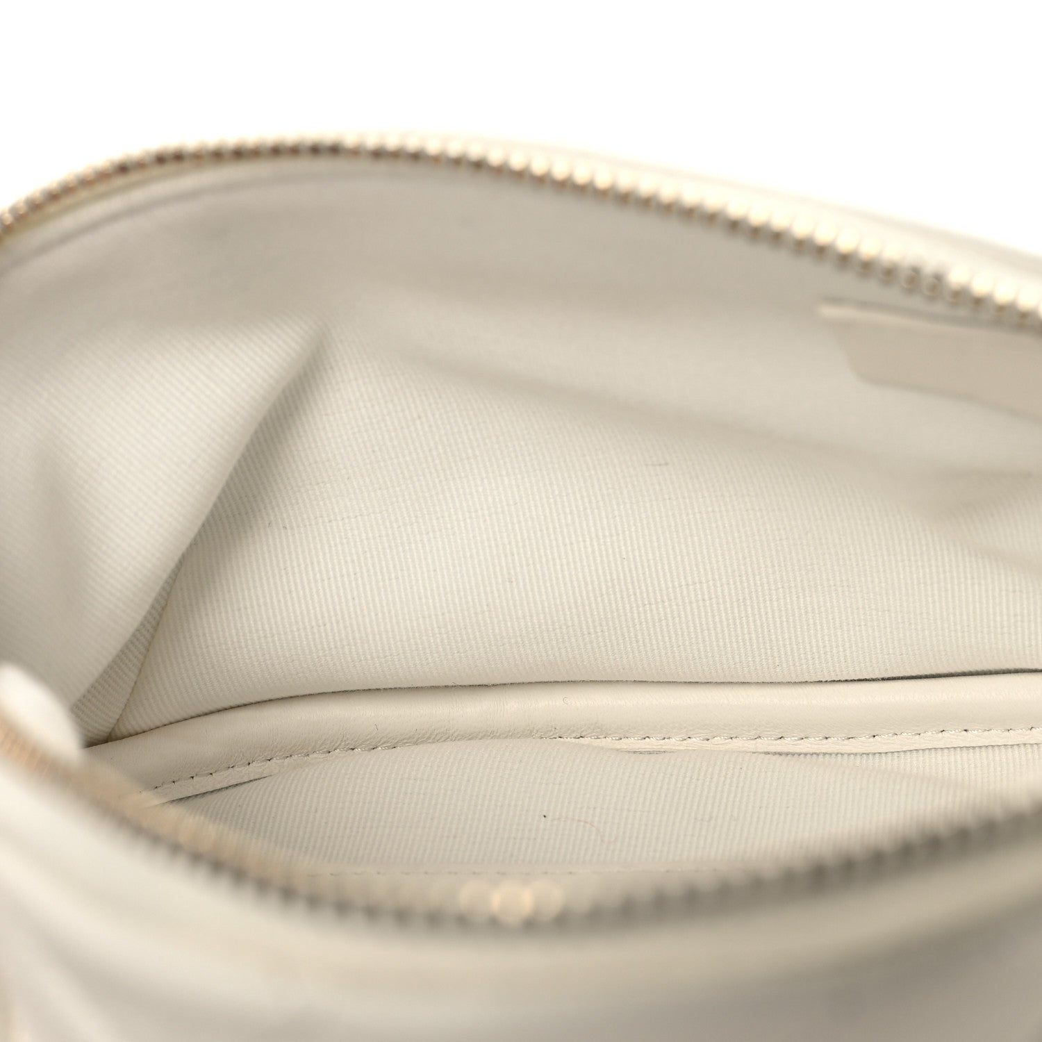 Chanel Caviar Quilted Sweetheart Belt Bag White 5 of 10