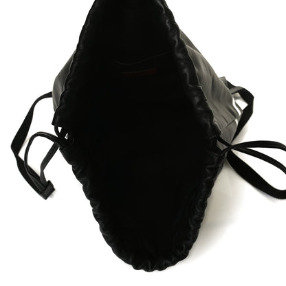 Valentino Garavani Nappa VLogo Drawstring Backpack Black 6 of 8
