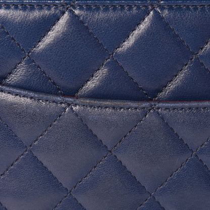 Chanel Lambskin Quilted Mini Crossing Times Flap Blue 19 of 19