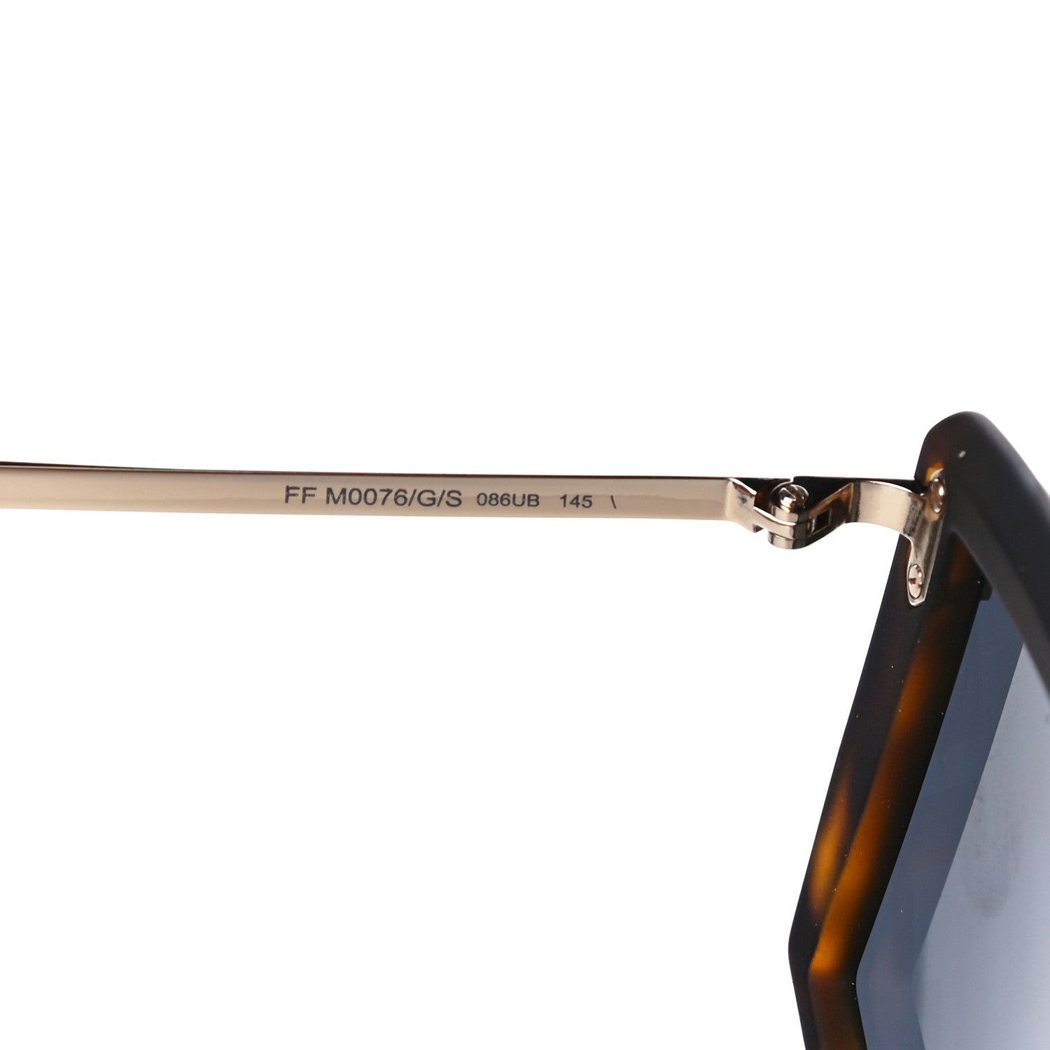 Fendi FF Shield Sunglasses FF M0076/G/S Black 6 of 7