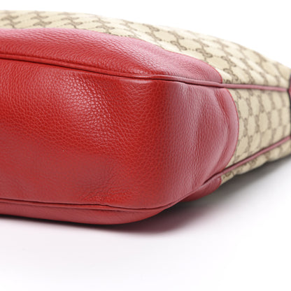 Gucci Monogram Medium Diana Bamboo Shoulder Bag Red 11 of 12
