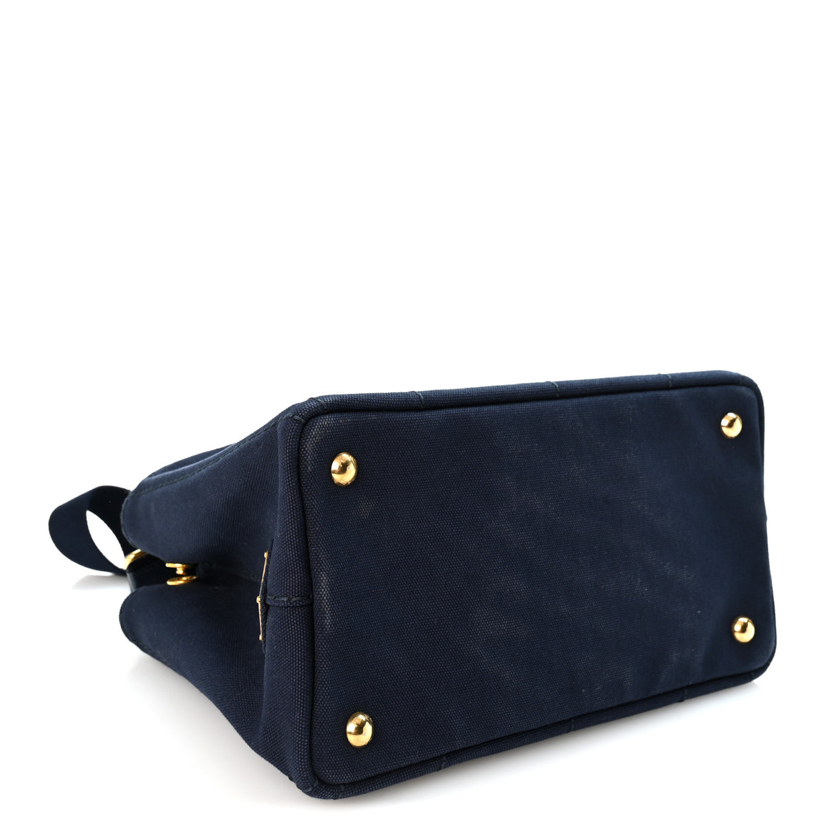 Prada Canapa Small Logo Tote Baltico 4 of 10