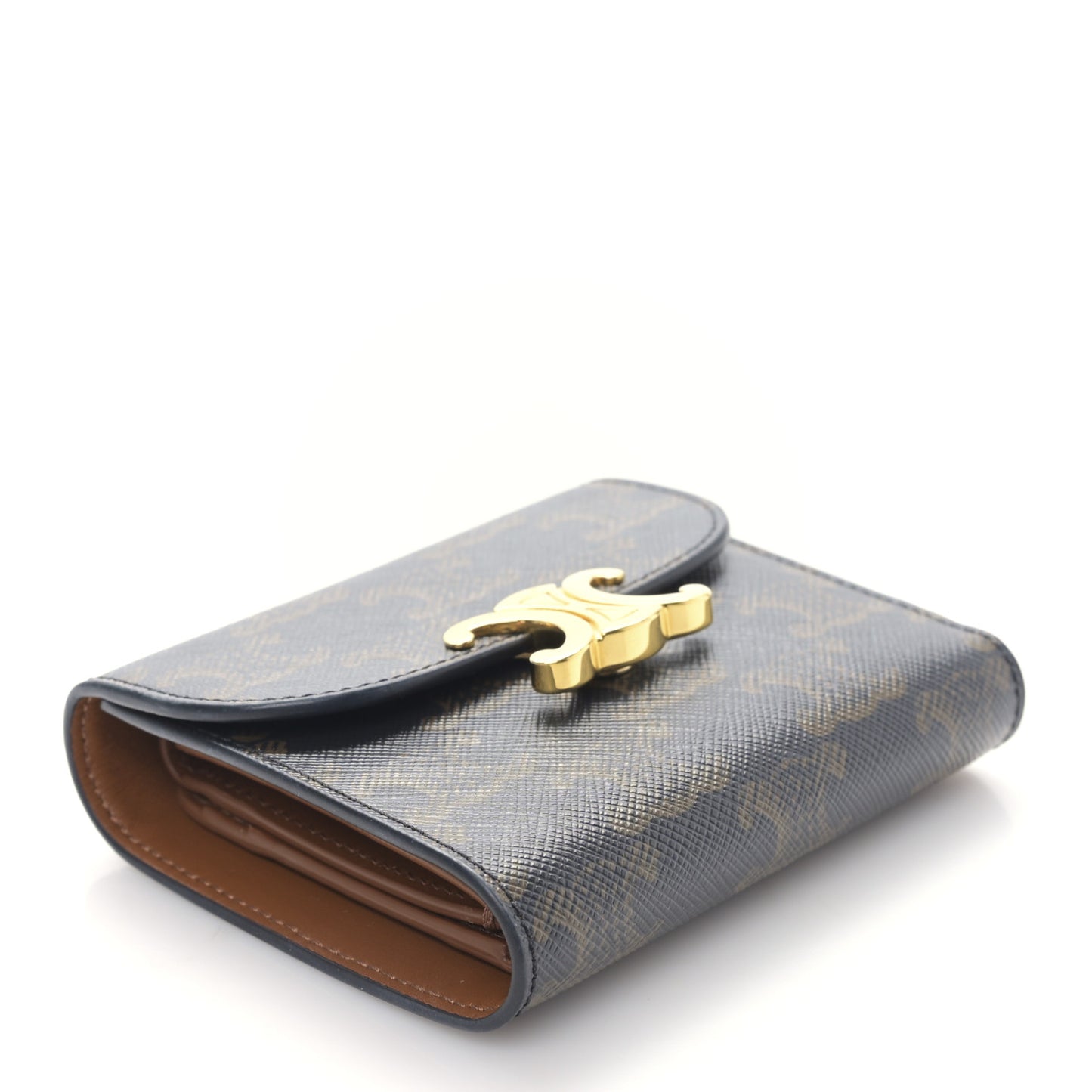 Triomphe Canvas Small Triomphe Wallet Tan