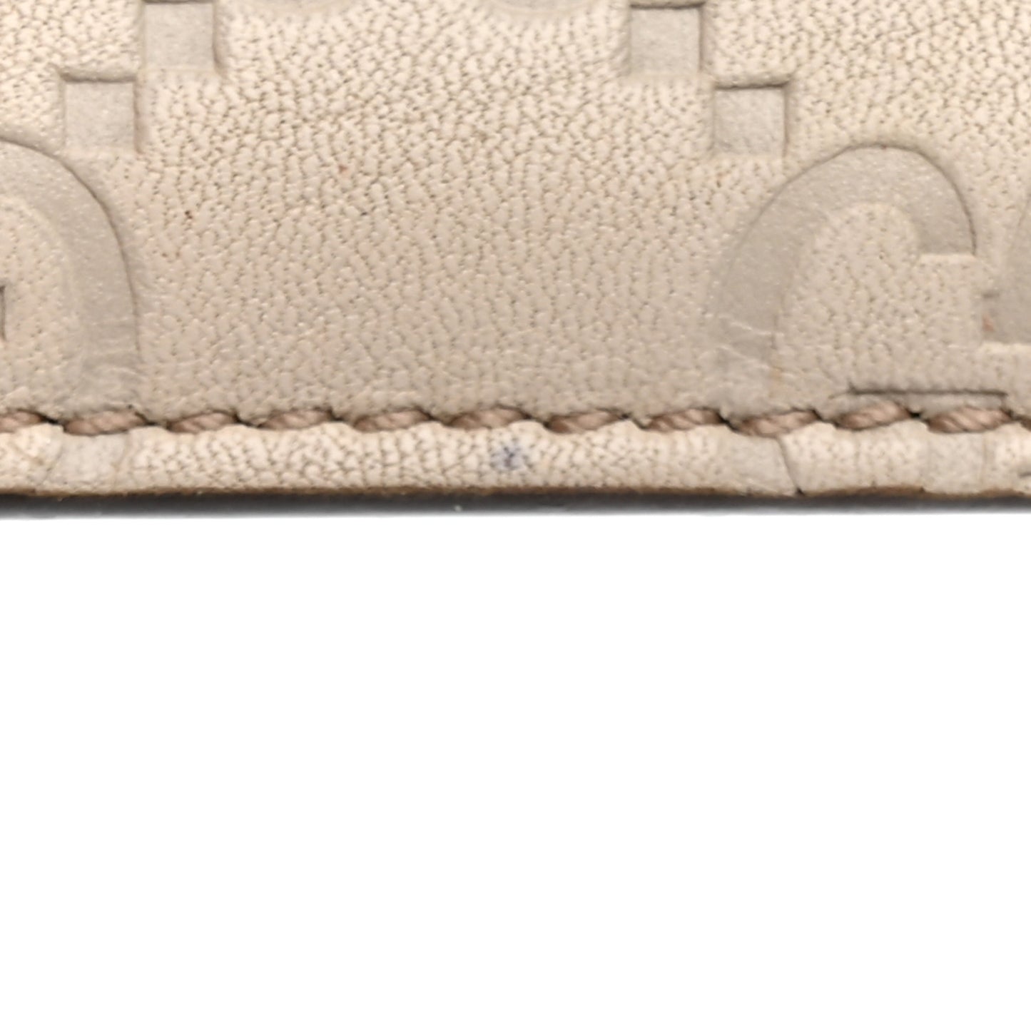 Guccissima Card Holder White