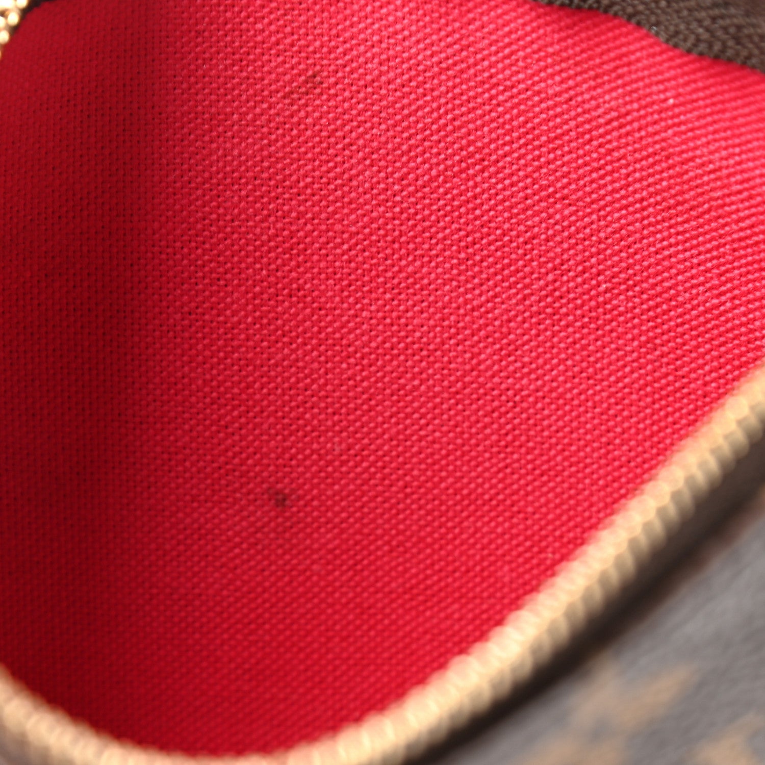 Louis Vuitton Monogram 2019 Christmas Animation Mini Courchevel Pochette Accessories Fuchsia 8 of 8