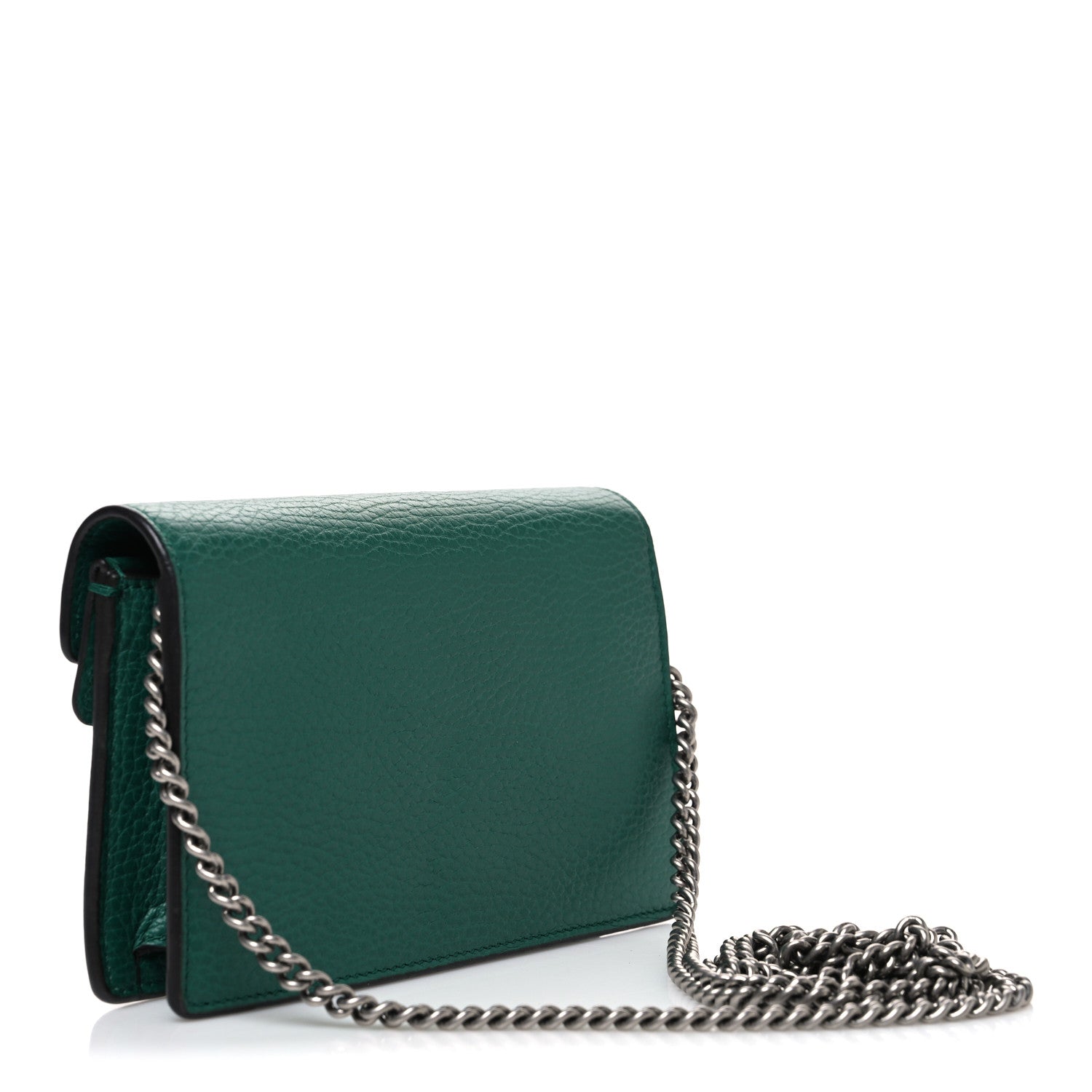 Gucci Calfskin Super Mini Dionysus Shoulder Bag Emerald 3 of 9