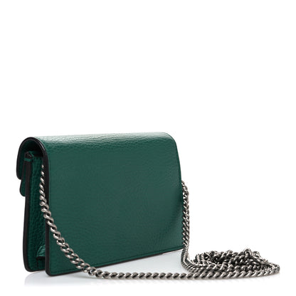 Gucci Calfskin Super Mini Dionysus Shoulder Bag Emerald 3 of 9