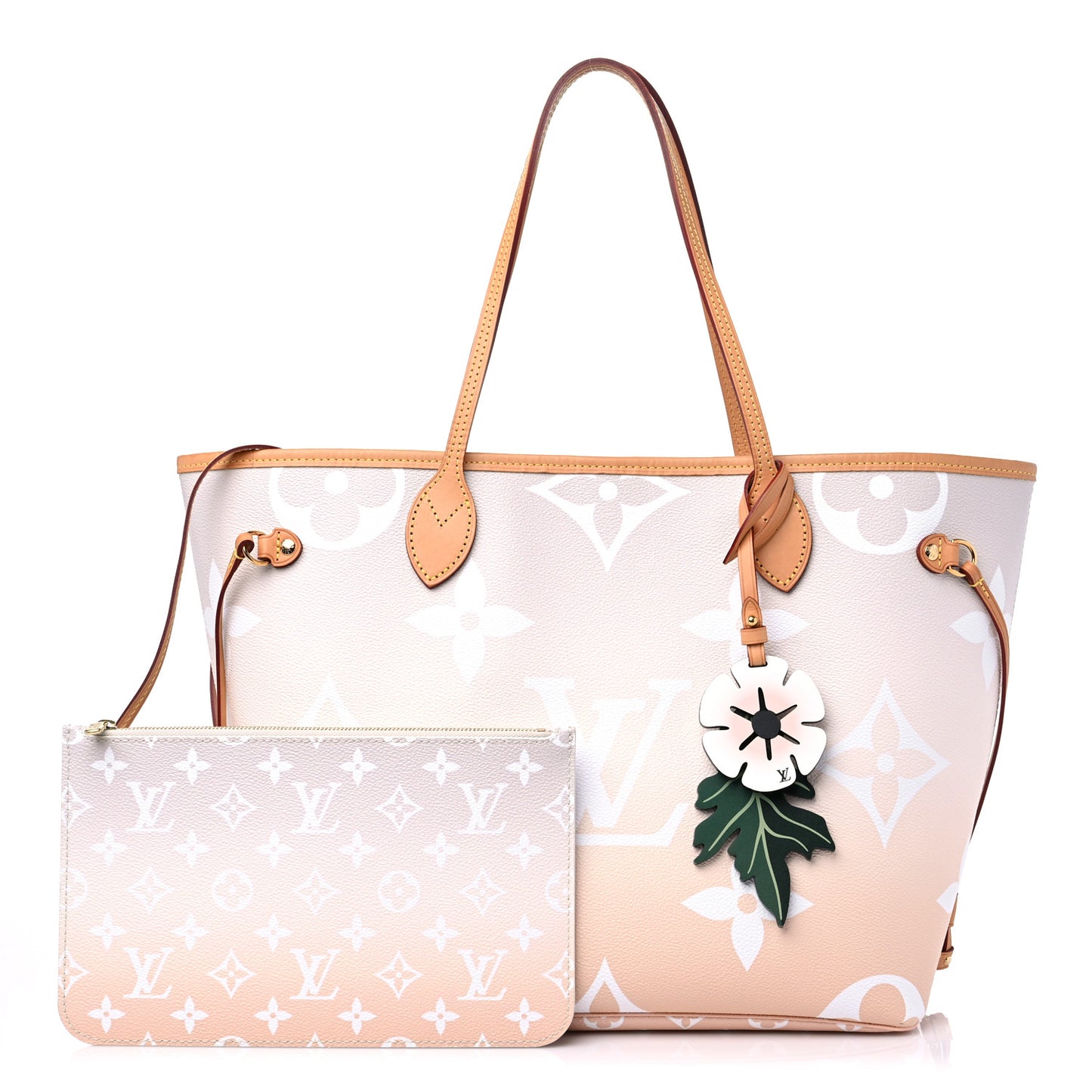 Monogram Giant By The Pool Neverfull MM Brume