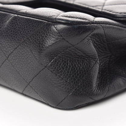 Chanel Caviar Quilted Medium Double Flap Black 10 of 10