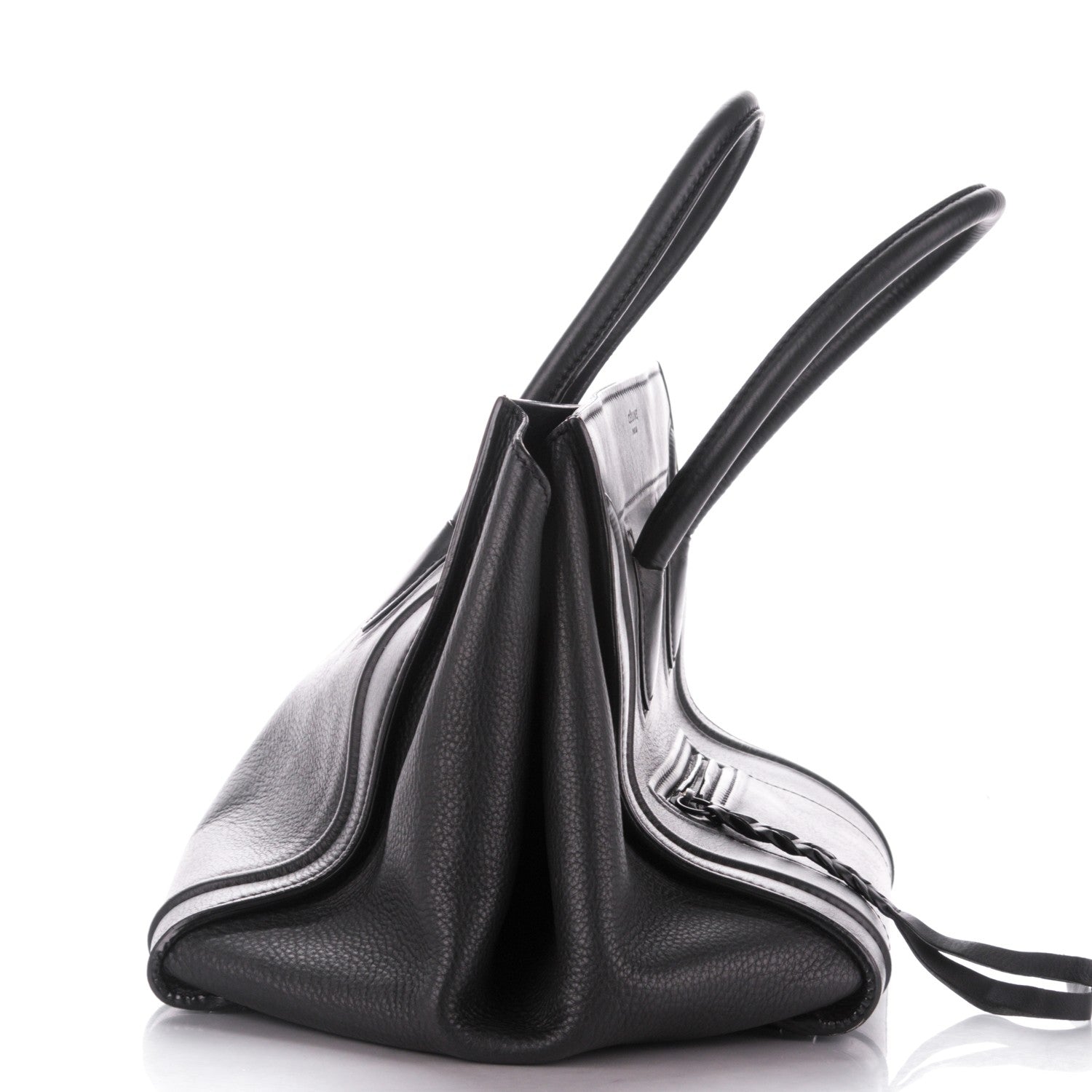 Celine Supple Calfskin Medium Phantom Luggage Black 10 of 10