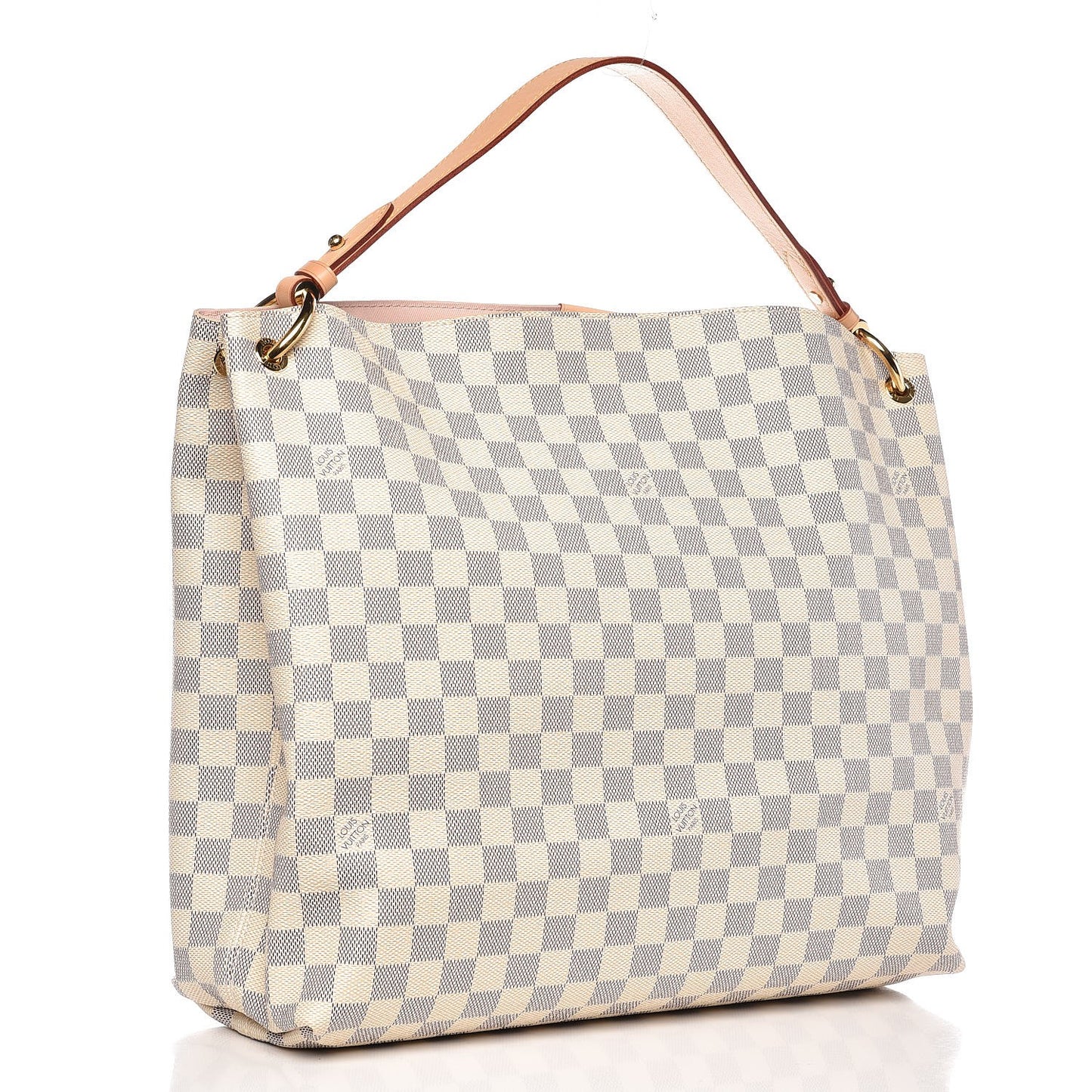 Damier Azur Graceful MM Rose Ballerine