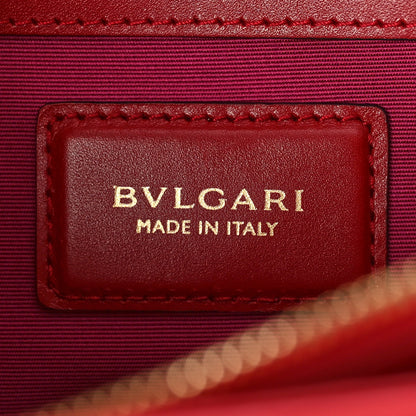 Bulgari Calfskin Serpenti Forever Crossbody Bag Ruby Red 7 of 9